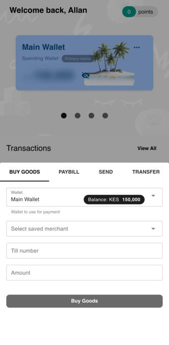 Moneyfest Finance - Make any Mpesa payments through your moneyfest account